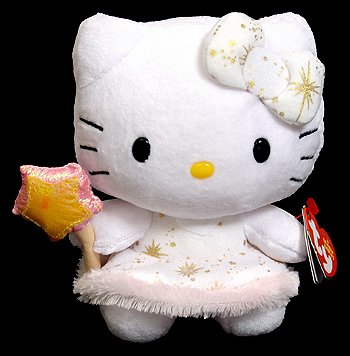 Hello Kitty (white angel, no wings) - cat - Ty Beanie Babies