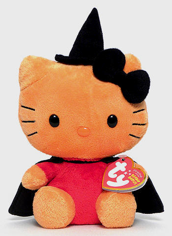 Hello Kitty (Halloween witch) - cat - Ty Beanie Babies