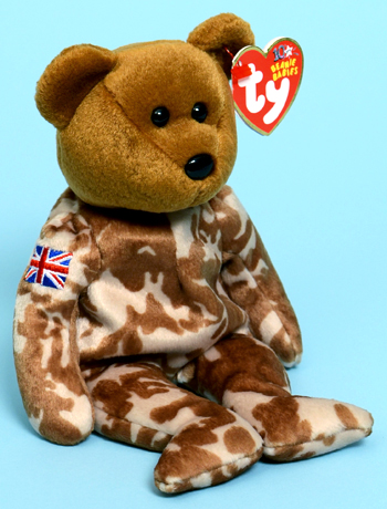 Hero (British version) - bear - Ty Beanie Babies