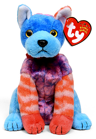 Hodge-Podge (red paws) - dog - Ty Beanie Babies