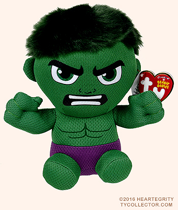 Hulk - superhero - Ty Beanie Babies