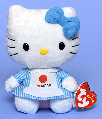 I Love Japan (Hello Kitty, UK version) - cat - Ty Beanie Babies
