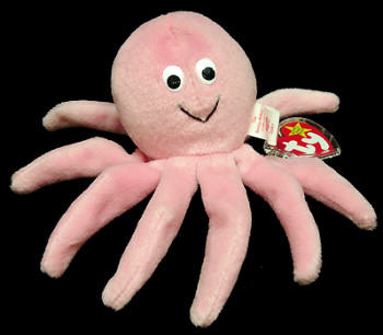 Inky (pinks) - octopus - Ty Beanie Babies