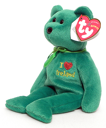 Ireland - bear -  Ty Beanie Babies