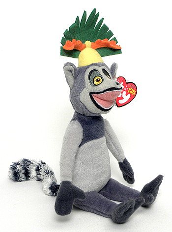 King Julien - ring-tailed lemur - Ty Beanie Babies