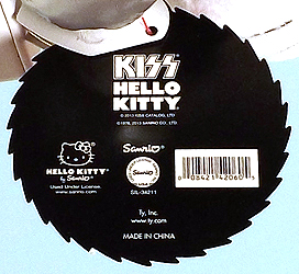 Hello Kitty (Kiss series) extra swing tag back