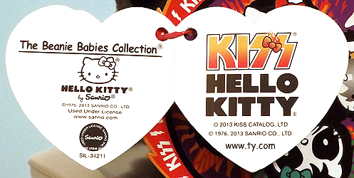 Hello Kitty (Kiss series) - swing tag inside