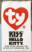 Hello Kitty (Kiss series) - tush tag front