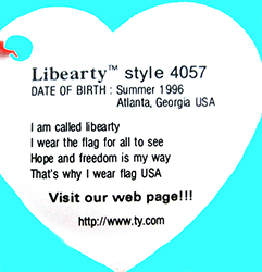 Libearty swing tag - <em>Summer</em> text omitted, Lower case L in name in poem