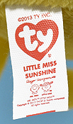 Little Miss Sunshine - tush tag front