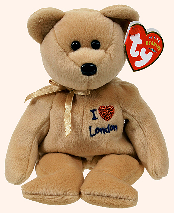 London - bear - Ty Beanie Babies