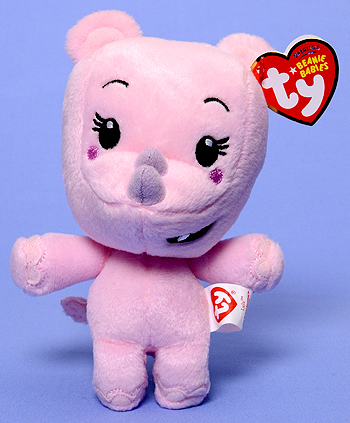 Lulu - pink rhinoceros - Ty Beanie Babies