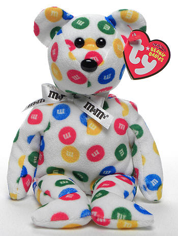 M&M's - bear - Ty Beanie Babies