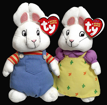 Max and Ruby Beanie Babies