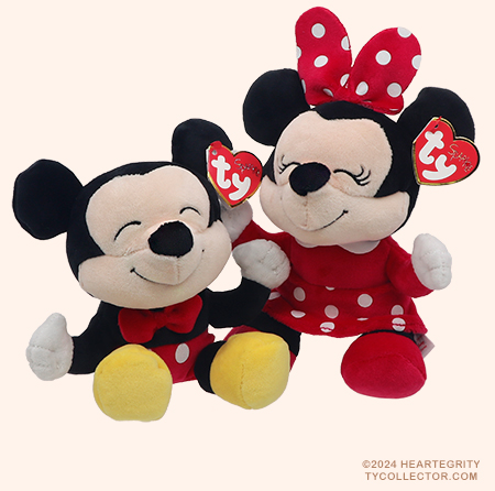 Minnie Mouse & Mickie - Ty Beanie Babies