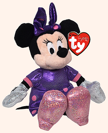 Minnie (purple dress, Disney Sparkle) - mouse - Ty Beanie Baby