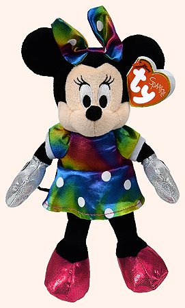 Minnie (tie-dye dress, Disney Sparkle) - Ty Beanie Baby