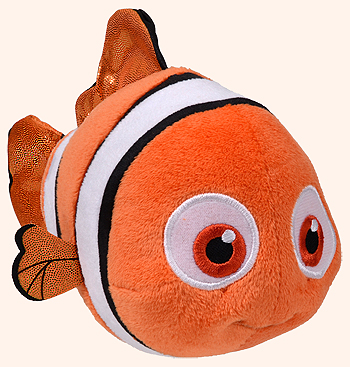 Nemo (Disney Sparkle) - clownfish - Ty Beanie Baby