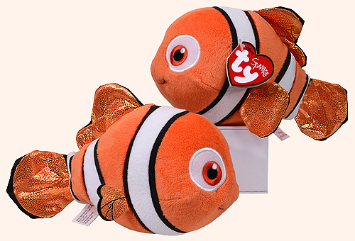 Nemo (Disney Sparkle) - clownfish - Ty Beanie Baby