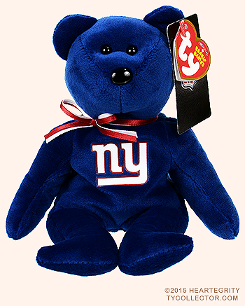 New York Giants - bear - Ty Beanie Babies