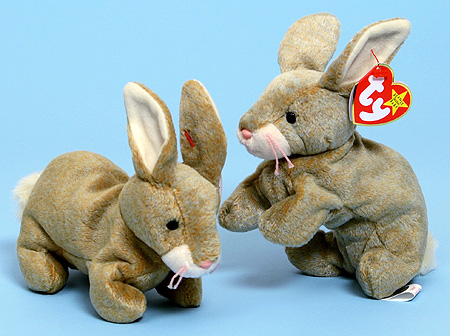 Nibbly - rabbits -  Ty Beanie Babies