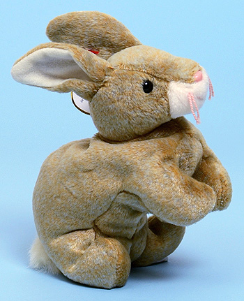 Nibbly (smiling) - bunny rabbit - Ty Beanie Baby
