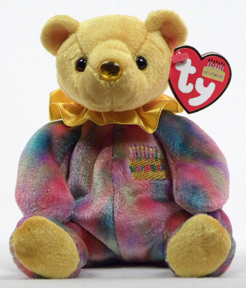 November (first birthday series) - bear - Ty Beanie Babies
