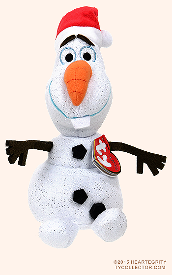 Olaf (Santa hat) - Ty Beanie Babies