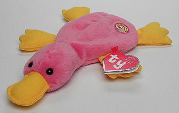 Patti (light pink, BBOC Original 9) - platypus - Ty Beanie Babies