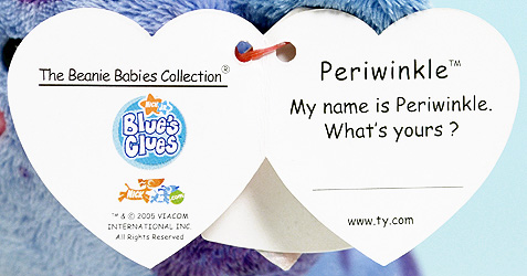 Periwinkle (Blue's Clues) - swing tag inside
