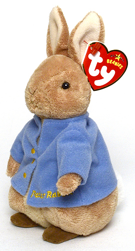 The Tale of Peter Rabbit (gold thread) - bunny - Ty Beanie Baby