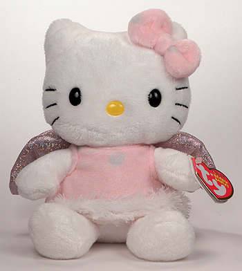 Pink Angel Hello Kitty - cat - Beanie Babies