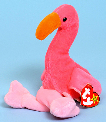 Pinky - flamingo - Ty Beanie Babies