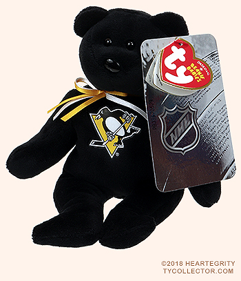 Pittsburgh Penguins - bear - Ty Beanie Babies