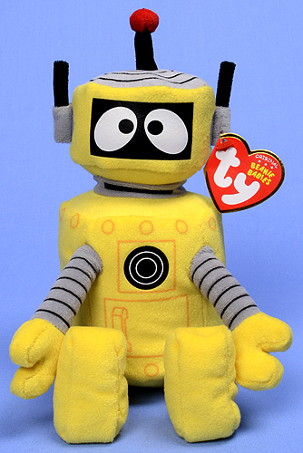 Plex - magic yellow robot - Ty Beanie Babies