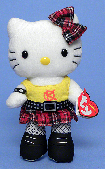 Punk Hello Kitty - Cat - Ty Beanie Babies