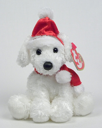 Puppy Claus - dog - Ty BBOM Beanie Babies