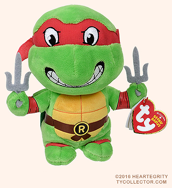 Raphael - Teenage Mutant Ninja Turtle - Ty Beanie Babies