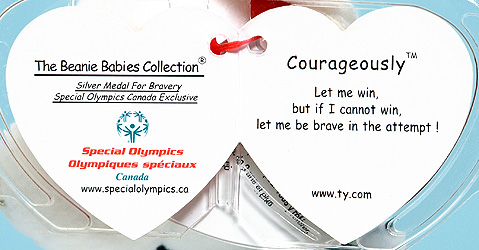 Courageously (Canada exclusive) - swing tag inside