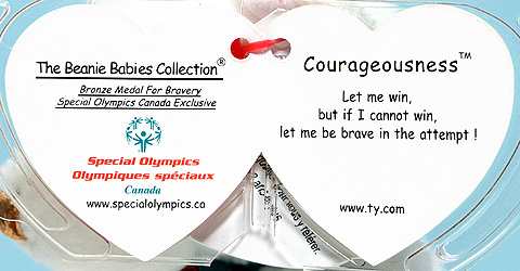 Courageousness (Canada exclusive) - swing tag inside