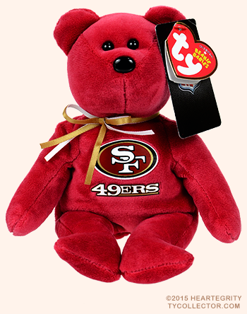San Francisco 49ers - bear - Ty Beanie Babies