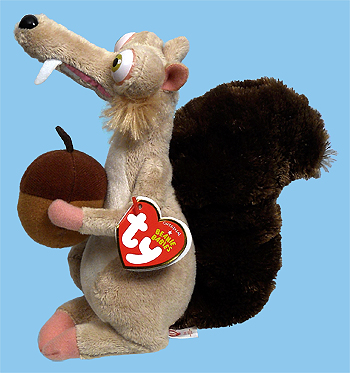 Scrat - saber-tooth squirrel - Ty Beanie Babies