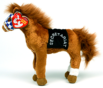 Secretariat (retail version) - horse - Ty Beanie Babies