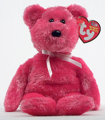 Sherbet (hot pink) - bear - Ty Beanie Babies