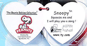 Snoopy (musical) - swing tag inside