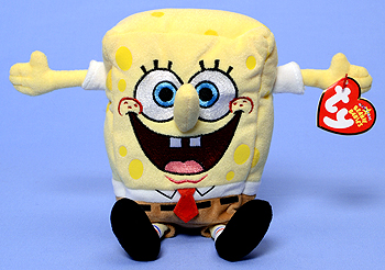 SpongeBob (Best Day Ever) - sponge - Ty Beanie Babies