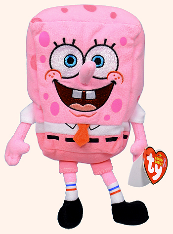 SpongeBob PinkPants (USA exclusive) - sponge - Ty Beanie Babies