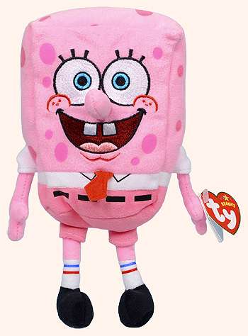 SpongeBob PinkPants (UK exclusive) - sponge - Ty Beanie Babies