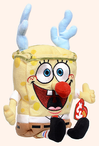 SpongeBob SleighRide - sponge - Ty Beanie Babies