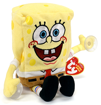 SpongeBob SquarePants (stuck on you) - sponge - Ty Beanie Babies